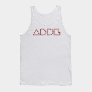 ABDL - Retro Orange & Blue Tank Top